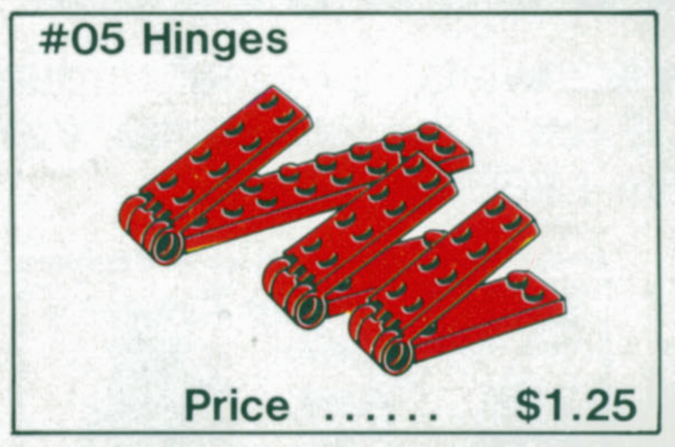 Hinges LEGO set (#05-1)