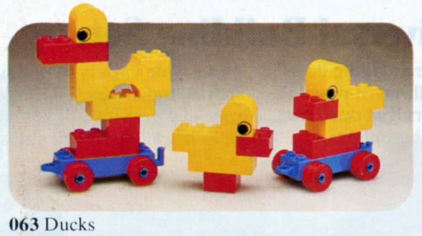 Ducks LEGO set (#063-2, 1978)