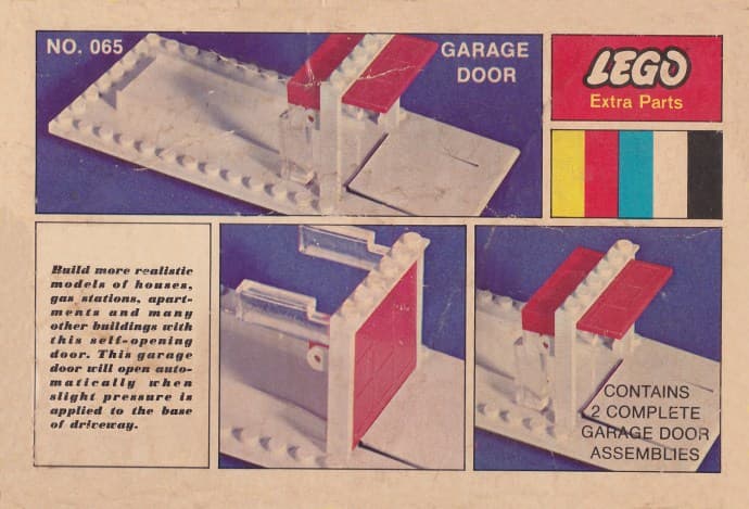 Two Garage Door Kits LEGO set (#065-1)