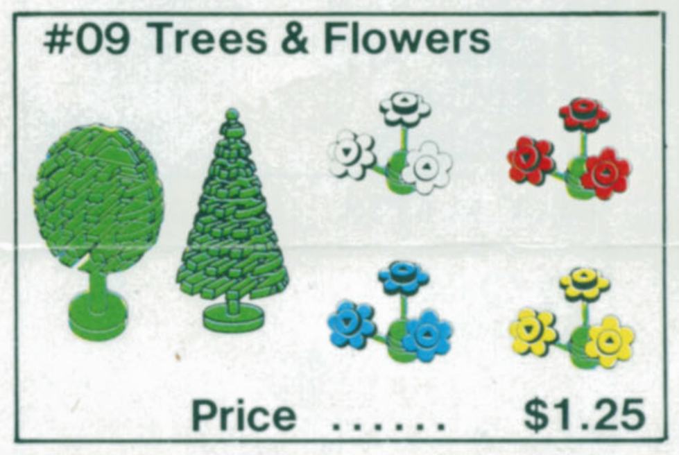 Trees & Flowers LEGO set (#09-1)