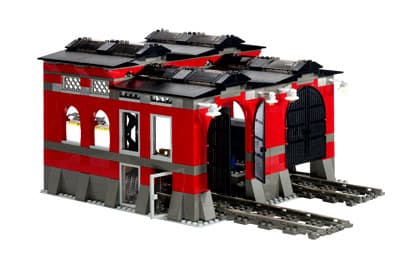 Train Engine Shed LEGO set (#10027-1)