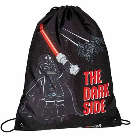Star Wars The Dark Side Darth Vader Gym Bag LEGO Bags, Totes, & Luggage set (#100341726-1, 2018)