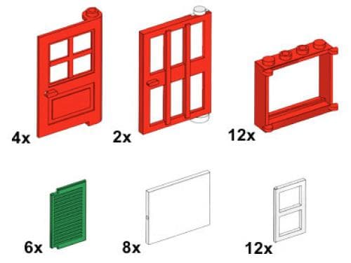 Windows and Doors LEGO set (#10044-1)