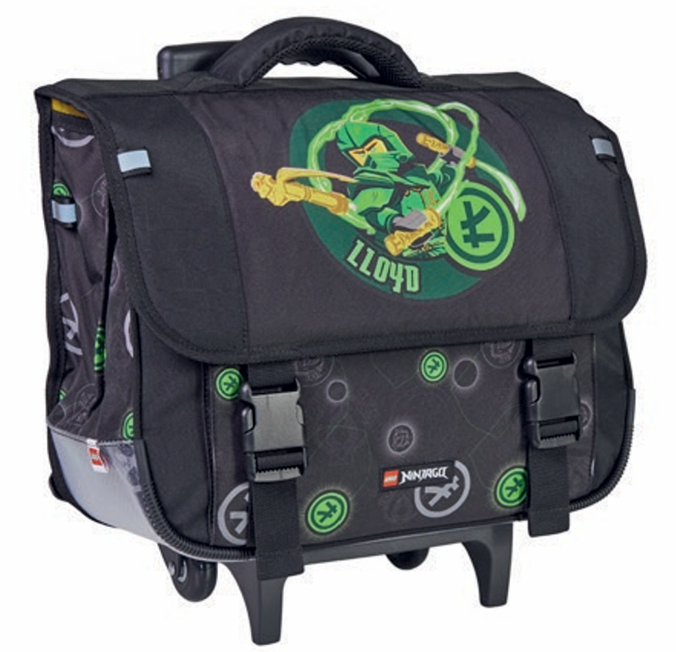 Ninjago Elemental Master Of Energy School Bag Trolley LEGO Bags, Totes, & Luggage set (#100672507-1, 2025)
