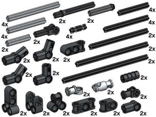 Cross Axles LEGO set (#10074-1)