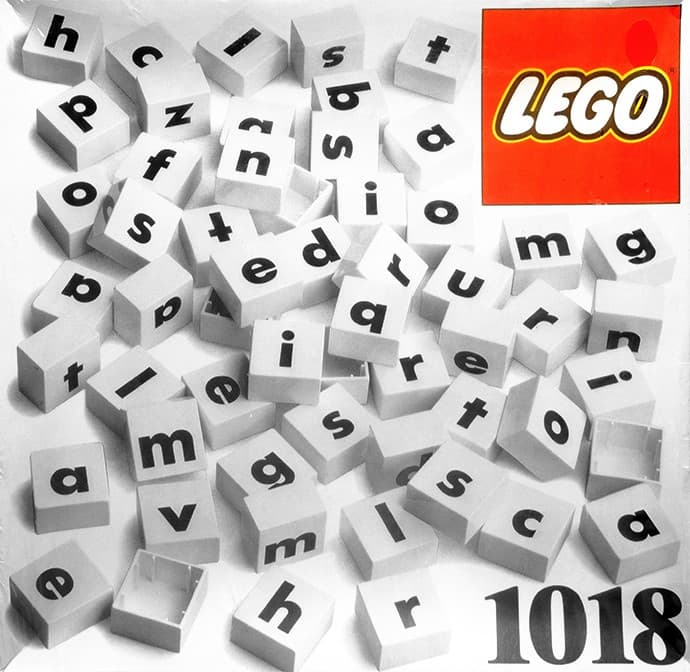 Letters LEGO set (#1018-1, 1985)