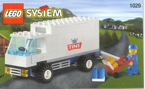 Milk Delivery Truck - Tine LEGO set (#1029-1)