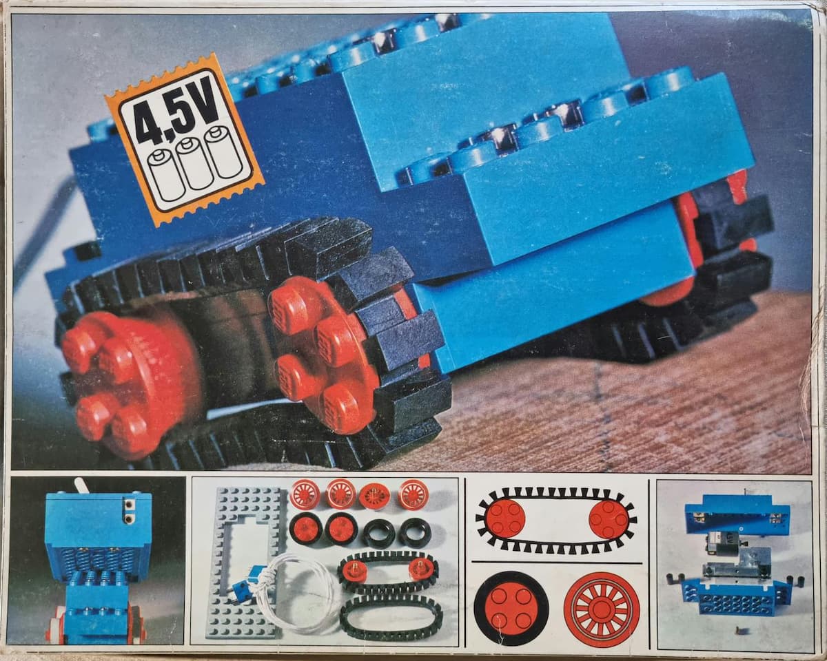 4.5V Motor Set with Rubber Tracks LEGO set (#103-1)