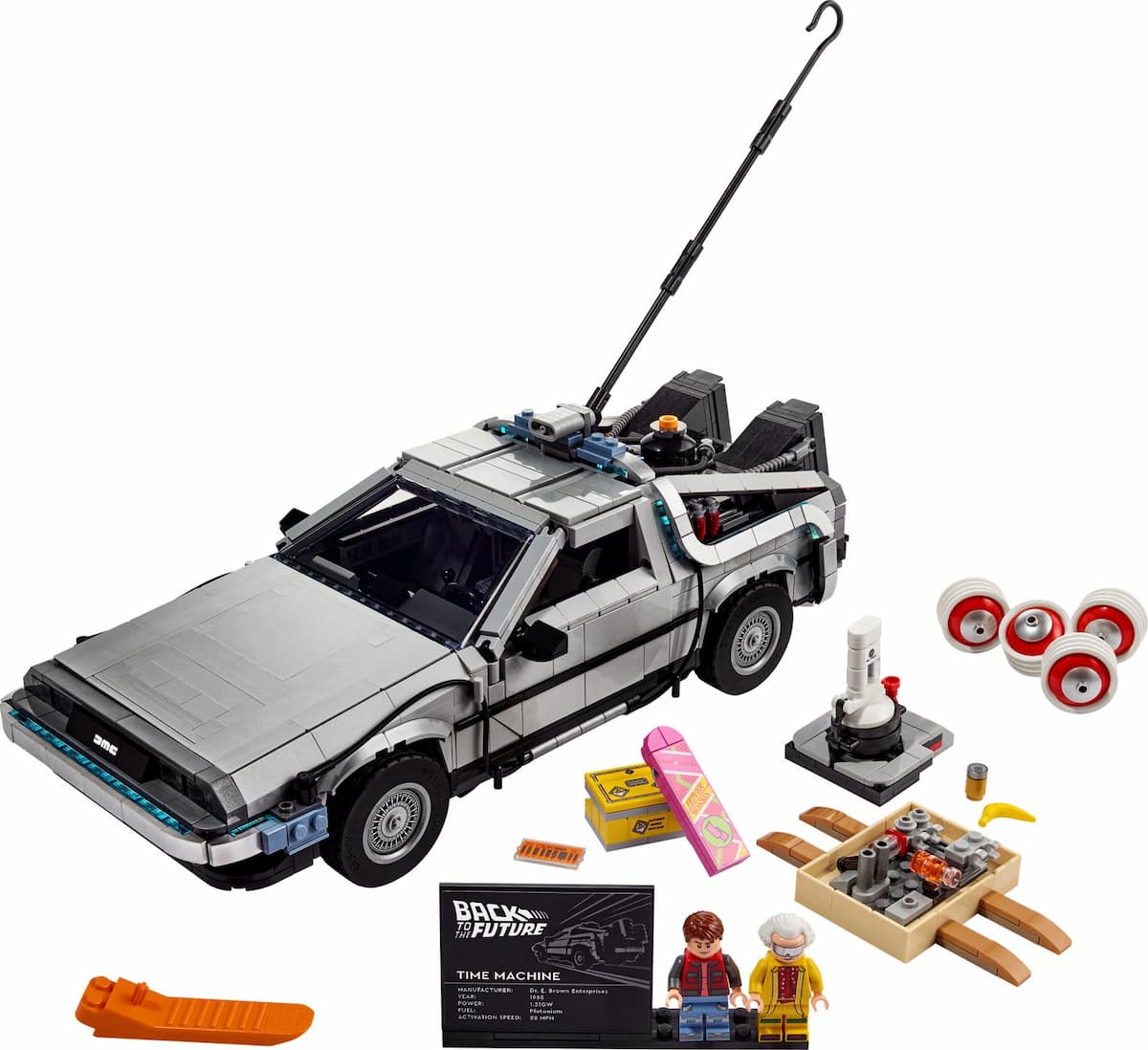 Back to the Future Time Machine LEGO set (#10300-1)