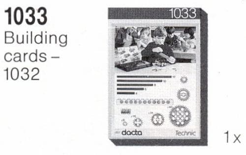 Building Cards - 1032 LEGO set (#1033-1)