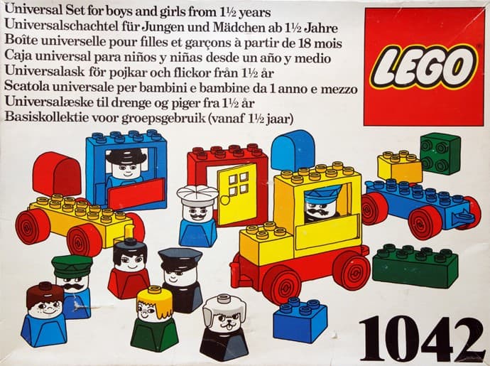 Universal Set for Boys and Girls from 1 1/2 Years LEGO set (#1042-2, 1976)