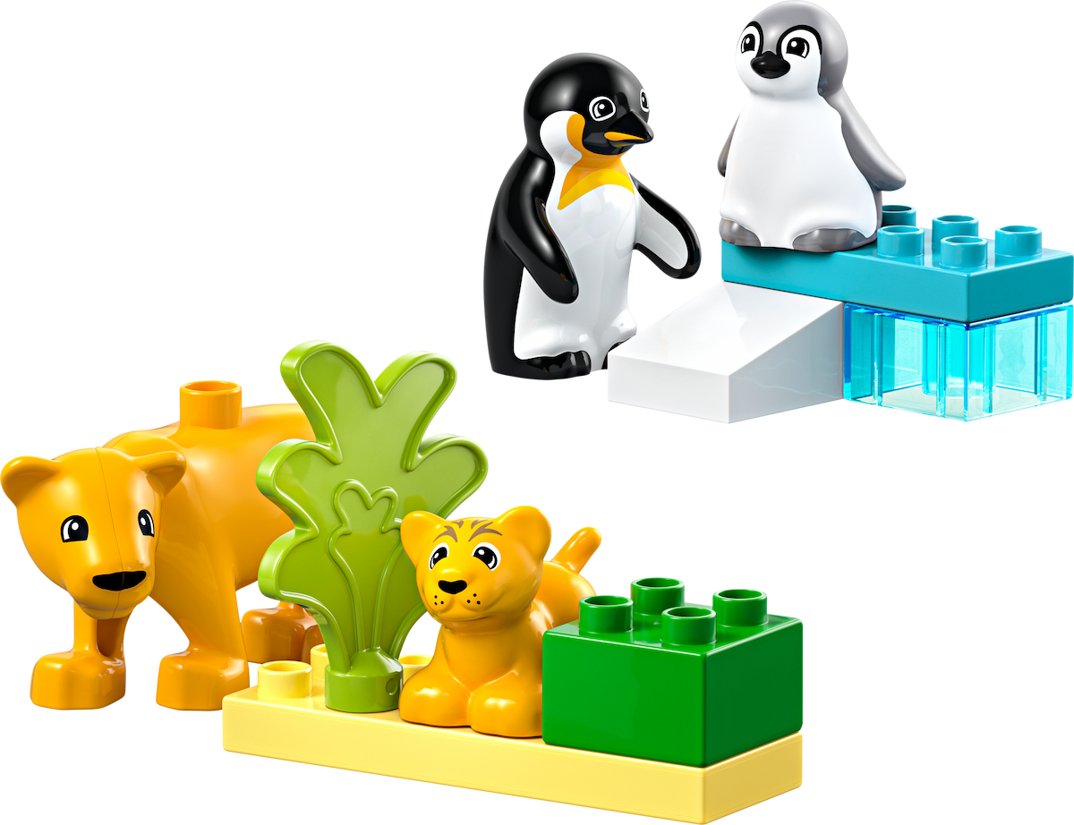 Wild Animal Families: Penguins & Lions LEGO set (#10442-1)