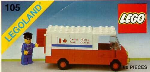 Canada Post Truck LEGO set (#105-1)