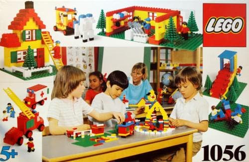 Basic School Pack - 773 elements with teacher's manual LEGO set (#1056-1)