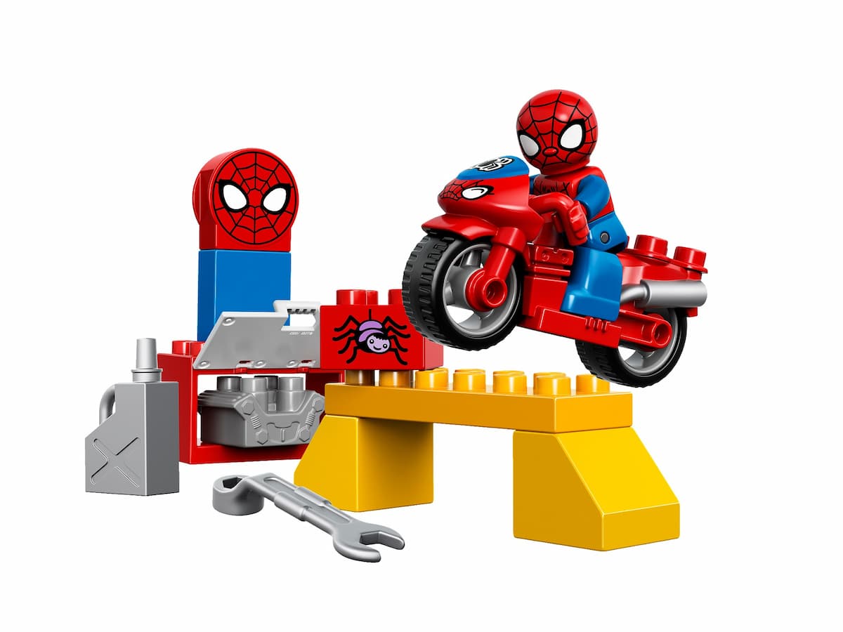 Spider-Man Web-Bike Workshop LEGO set (#10607-1)
