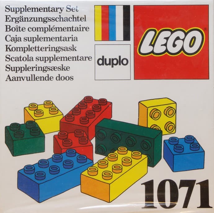 Bricks 2 x 2 and 2 x 4 LEGO set (#1071-1)