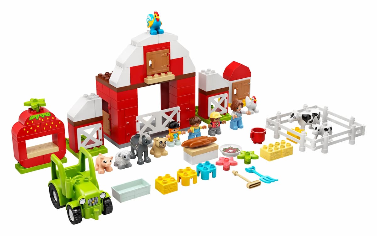 Barn, Tractor & Farm Animal Care LEGO set (#10952-1)