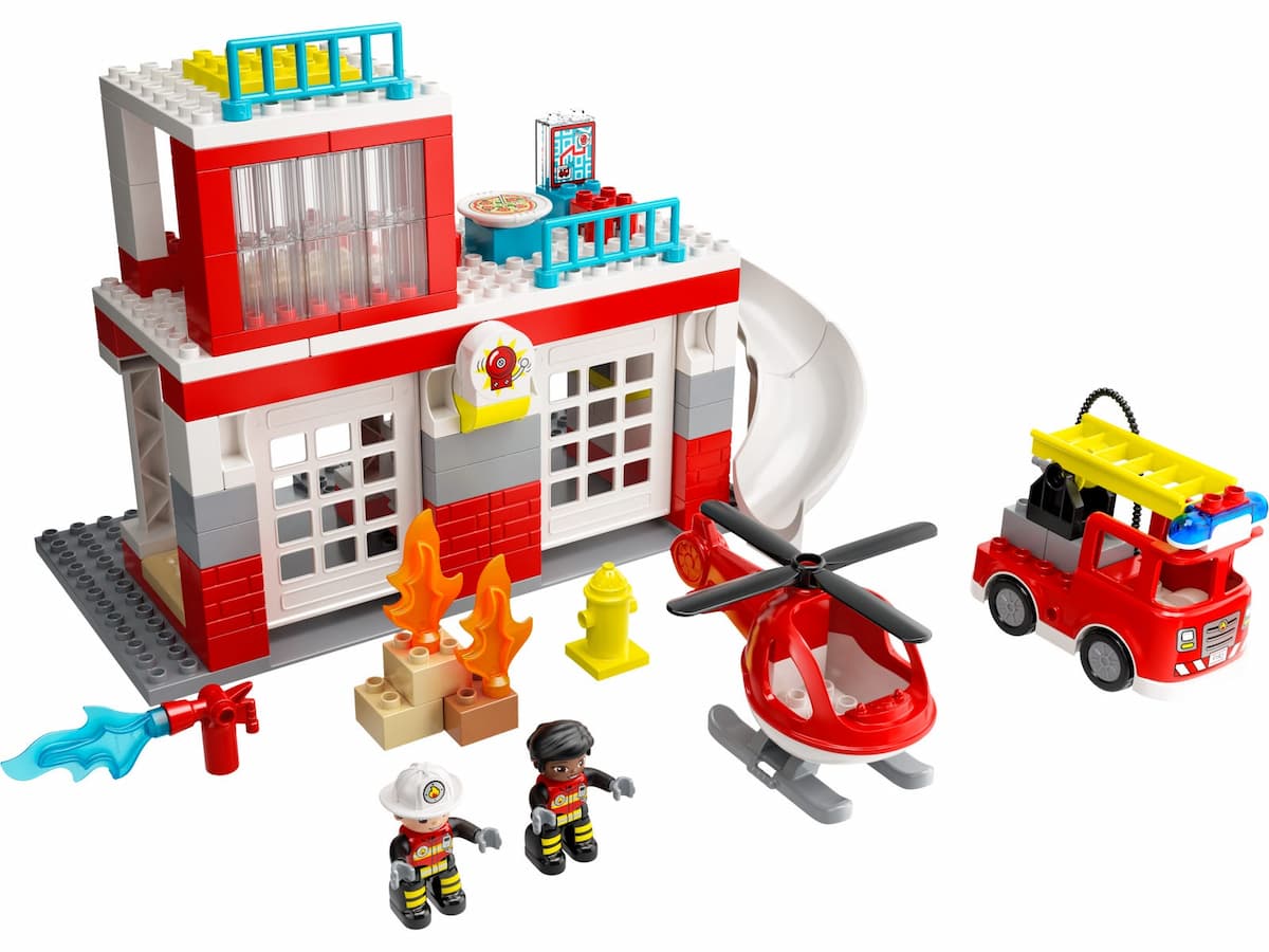 Fire Station & Helicopter LEGO set (#10970-1)