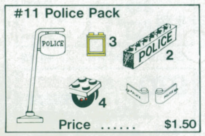 Police Pack LEGO set (#11-1)