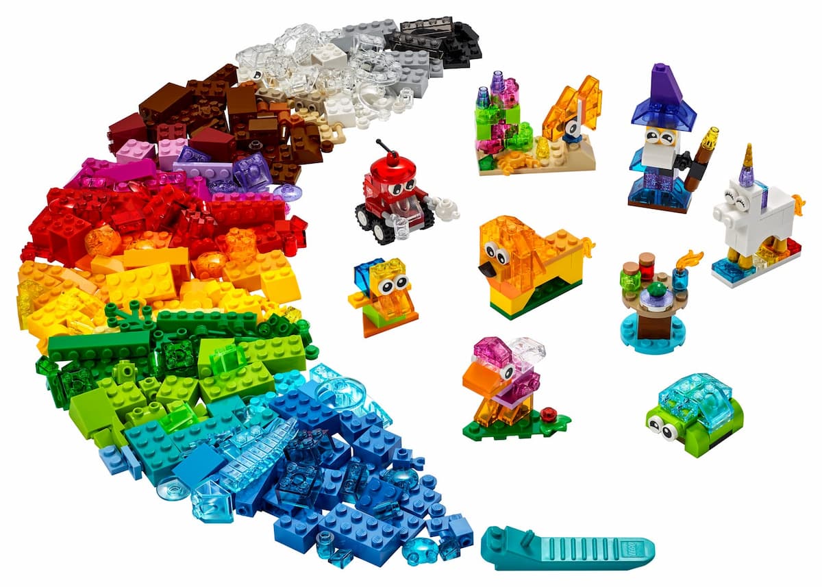 Creative Transparent Bricks LEGO set (#11013-1)