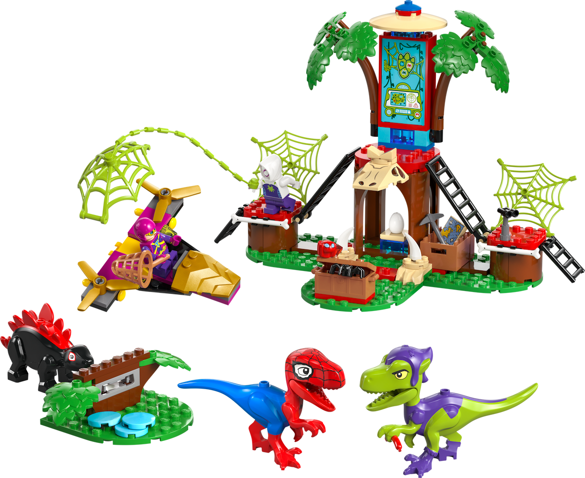 Spidey and Gobby's Raptor Battle at Tree House HQ LEGO set (#11200-1)