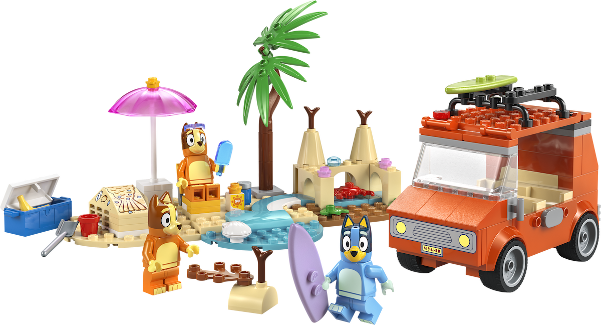 Bluey’s Beach & Family Car Trip LEGO set (#11202-1)