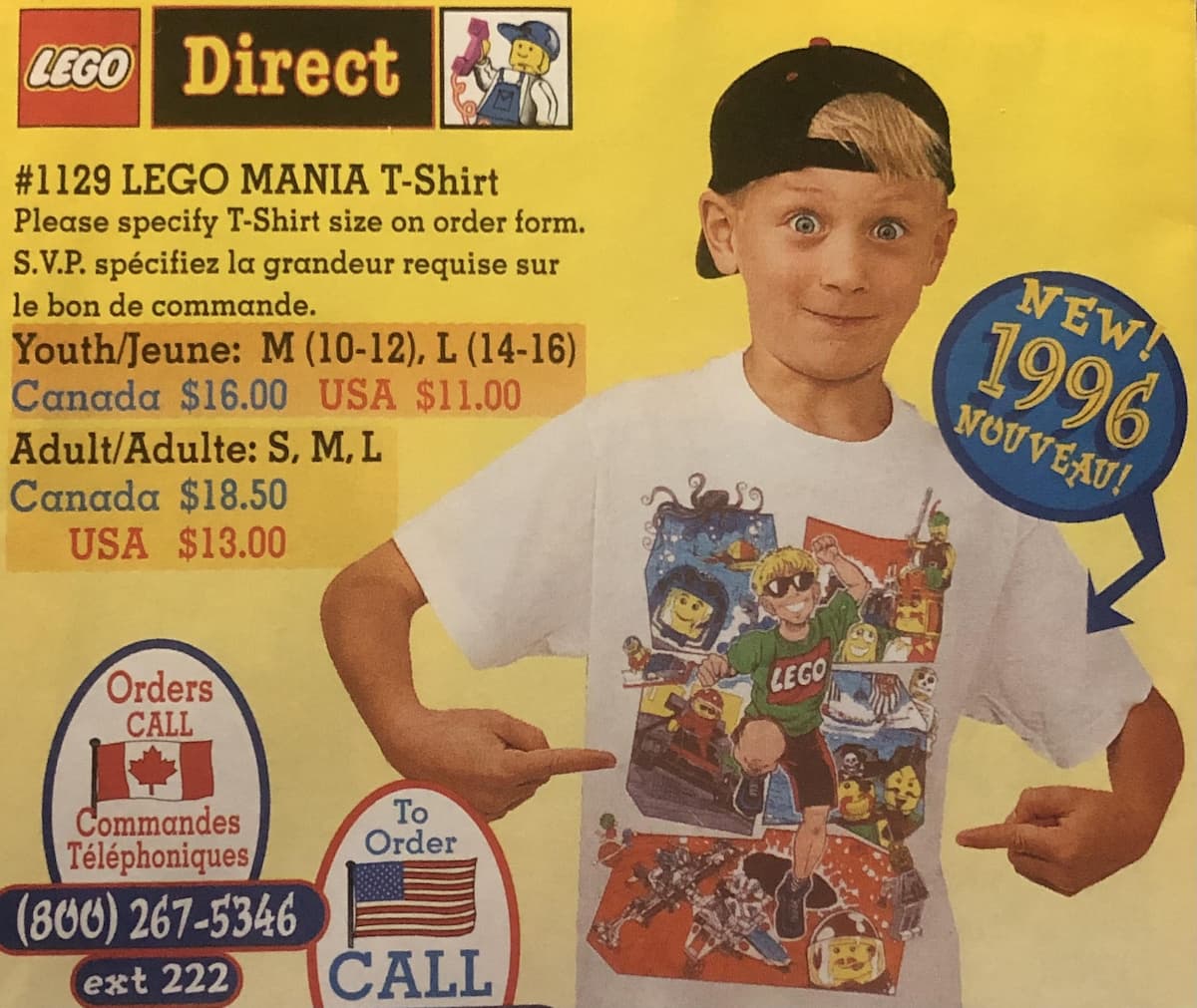 LEGO MANIA T-Shirt LEGO set (#1129-3)