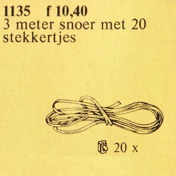 Battery Cable Kit: 20 Connectors, 3m Cable LEGO set (#1135-3)