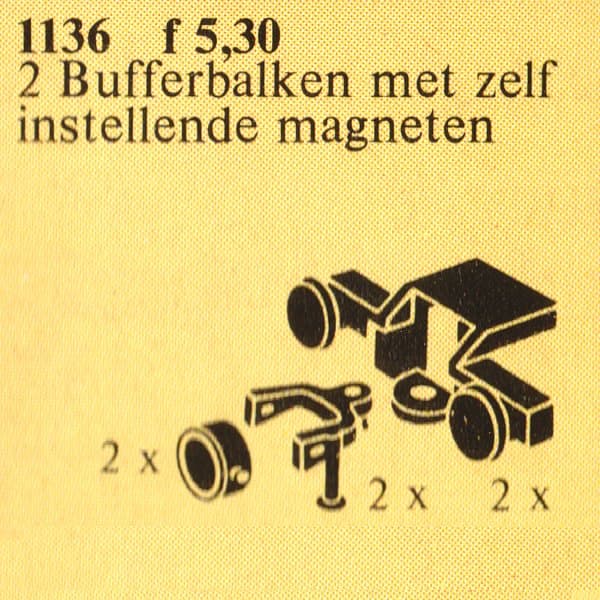 Buffers, Magnetic Couplers LEGO set (#1136-1)