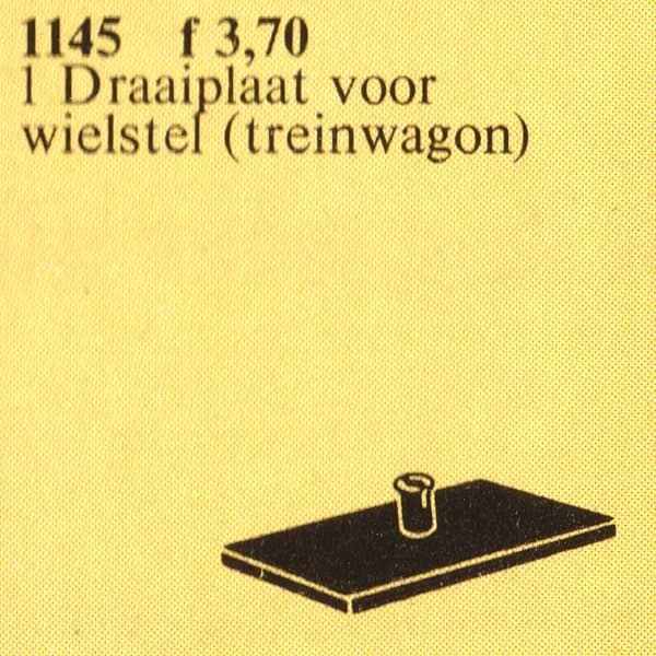 Bogie Plate LEGO set (#1145-1)