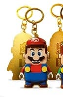 Mario Key Chain (Gold) LEGO Key Chain set (#115349-2, 2021)