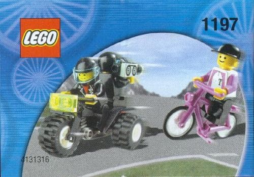 Telekom Race Cyclist and Television Motorbike LEGO set (#1197-1)