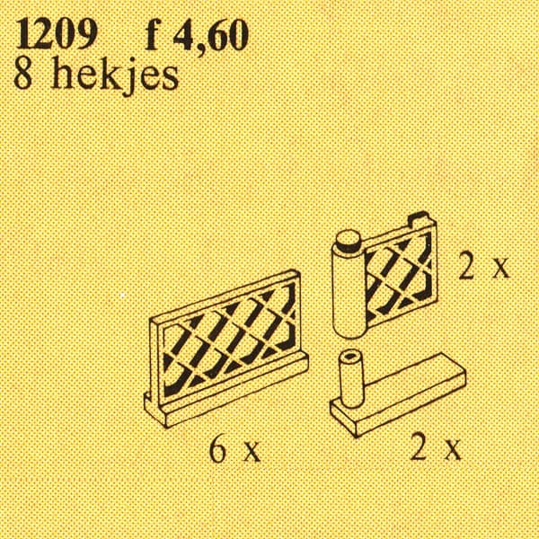 Fences and Gates LEGO set (#1209-1)
