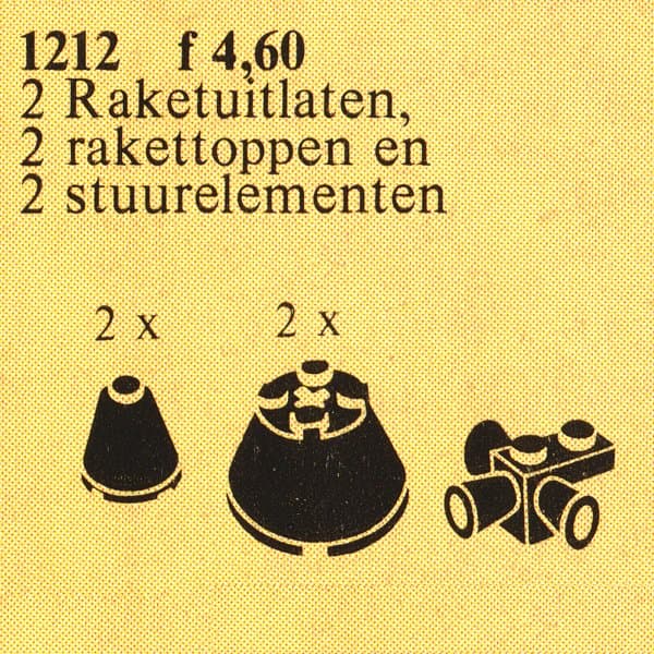 Rocket Tops, Black LEGO set (#1212-1)