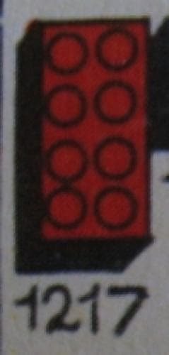 2 x 4 Bricks LEGO set (#1217-2, 1955)