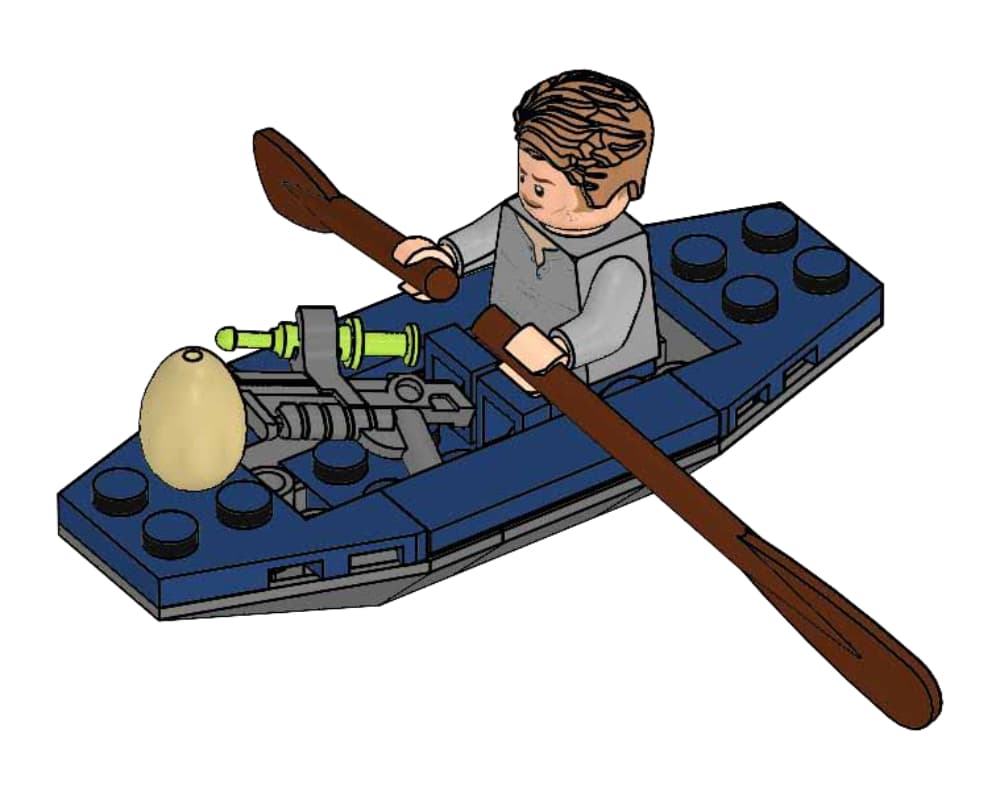 Owen with Canoe LEGO set (#122007-1)