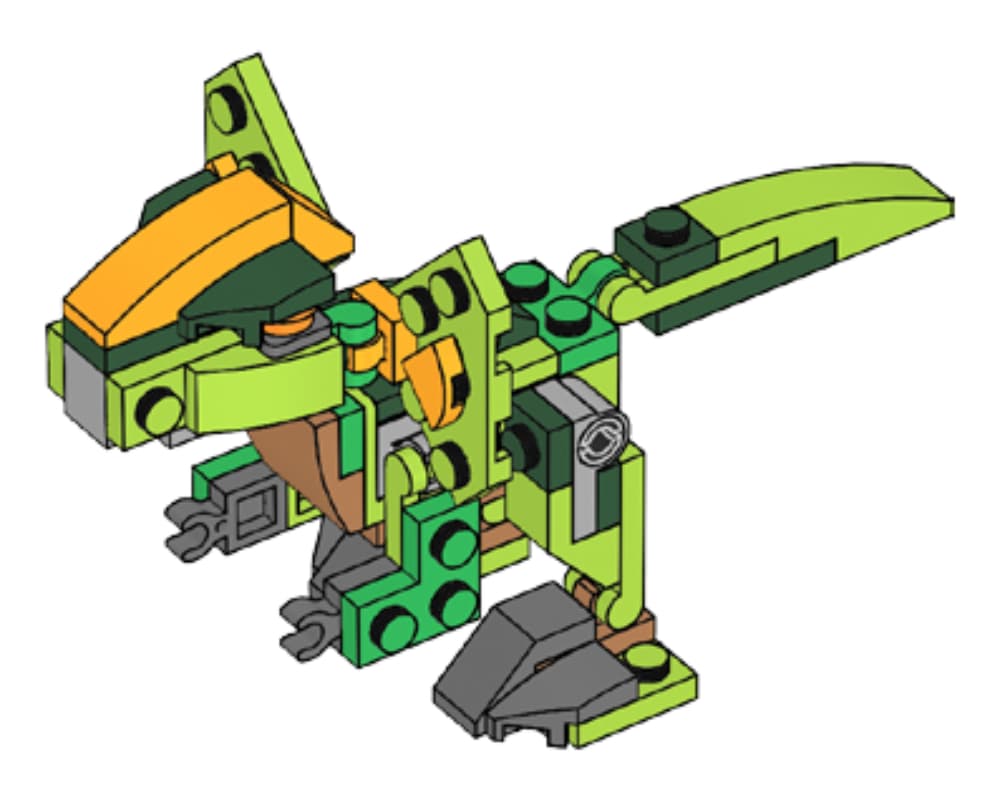 Dilophosaurus LEGO set (#122115-1)