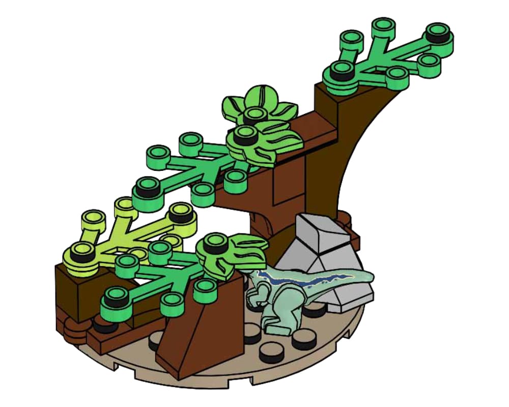 Raptor and Hideout LEGO set (#122217-1)