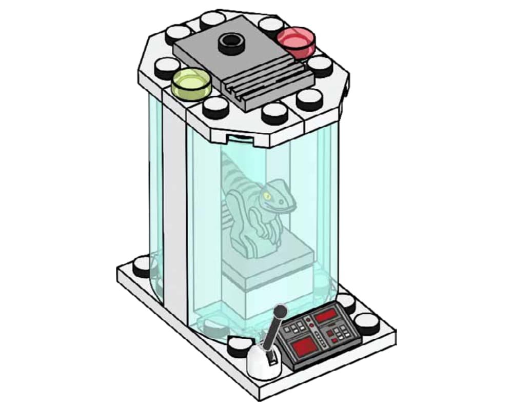 Baby Raptor with Incubator LEGO set (#122327-1)