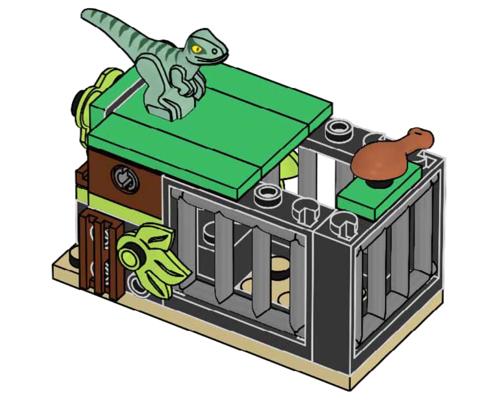 Raptor with Big Trap LEGO set (#122330-1)