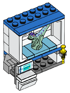 Raptor and Laboratory LEGO set (#122404-1)