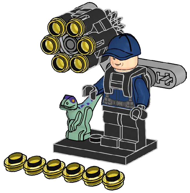 Guard and Raptor LEGO set (#122501-1)