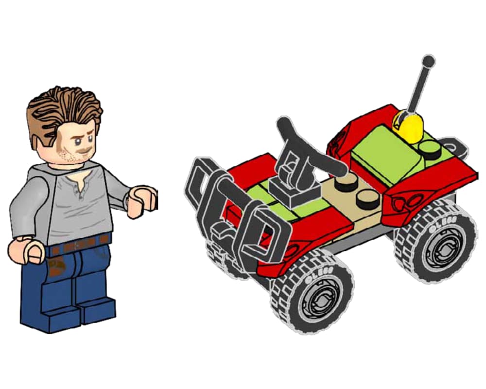 Owen with Quad Bike LEGO set (#122503-1)