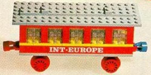Passenger Coach LEGO set (#123-1)