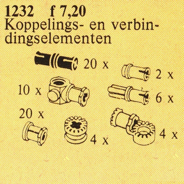 Toggle Joints & Connectors LEGO set (#1232-1)