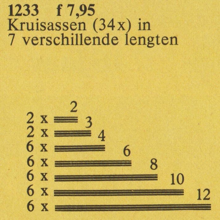Axle Assortment LEGO set (#1233-1)