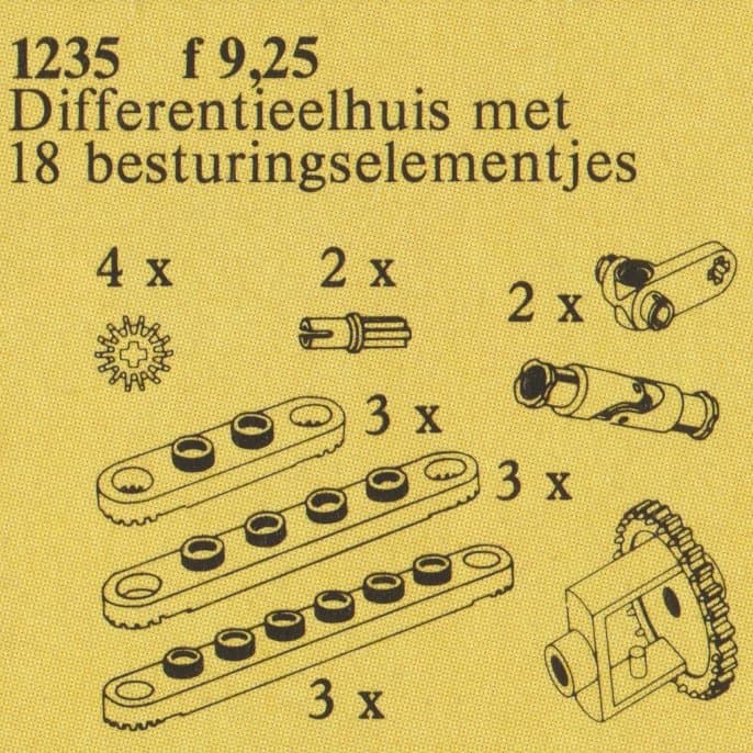 Differential Gear Housing LEGO set (#1235-1)