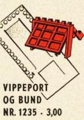 Garage Plate and Door LEGO set (#1235-2)