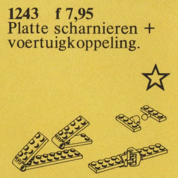 Hinges and Couplings LEGO set (#1243-1)