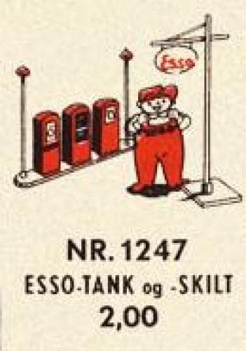 Esso Pumps/Sign LEGO set (#1247-2)